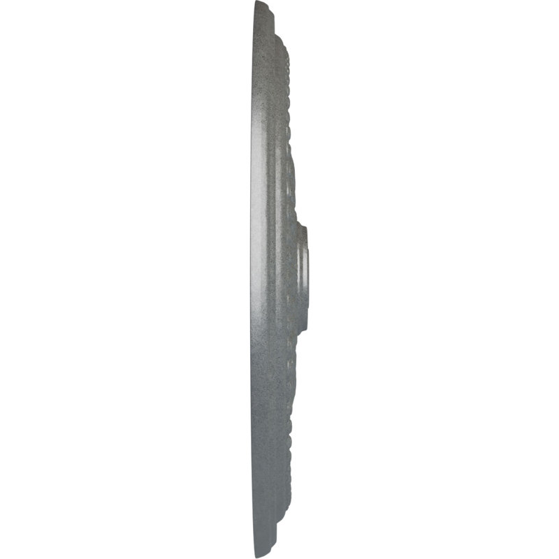 Médaillon de plafond Endurathane Brunswick, DE 27 po x P 2 1/2 po (convient aux auvents jusqu'à 4 1/2 po), finition platine peinte à la main