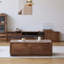 Meuble télé en bois de noyer de style nordique-1153379416