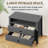29.9" W Wood Nightstand With Two Drawers-1852939191