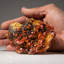 Genuine Vanadinite Crystal Cluster On Matrix From Morocco (0.6142 Lbs)