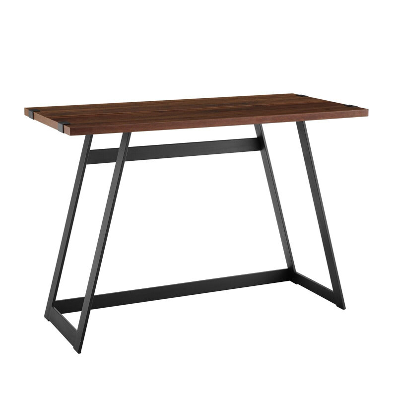 Buxton Synthetic Laminate Writing Desk, Dark Walnut