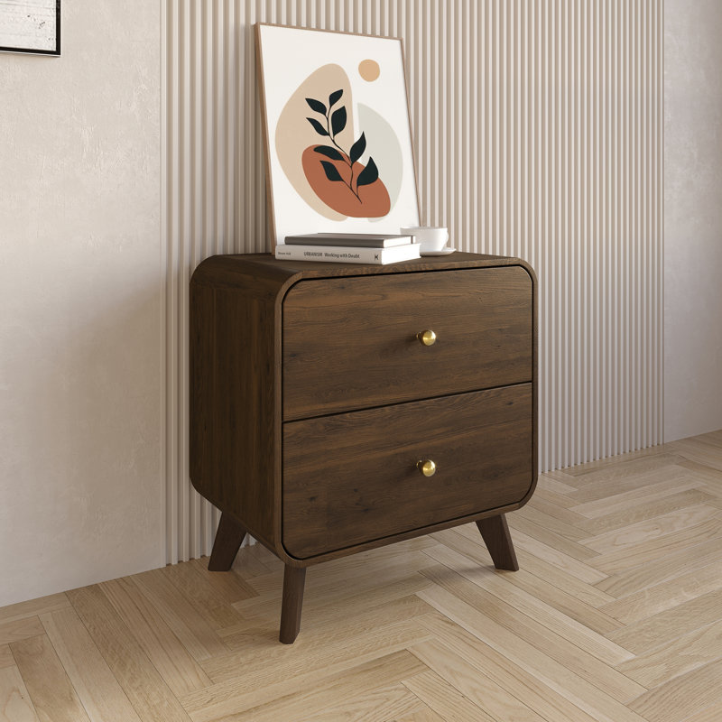 Table de nuit, Brun