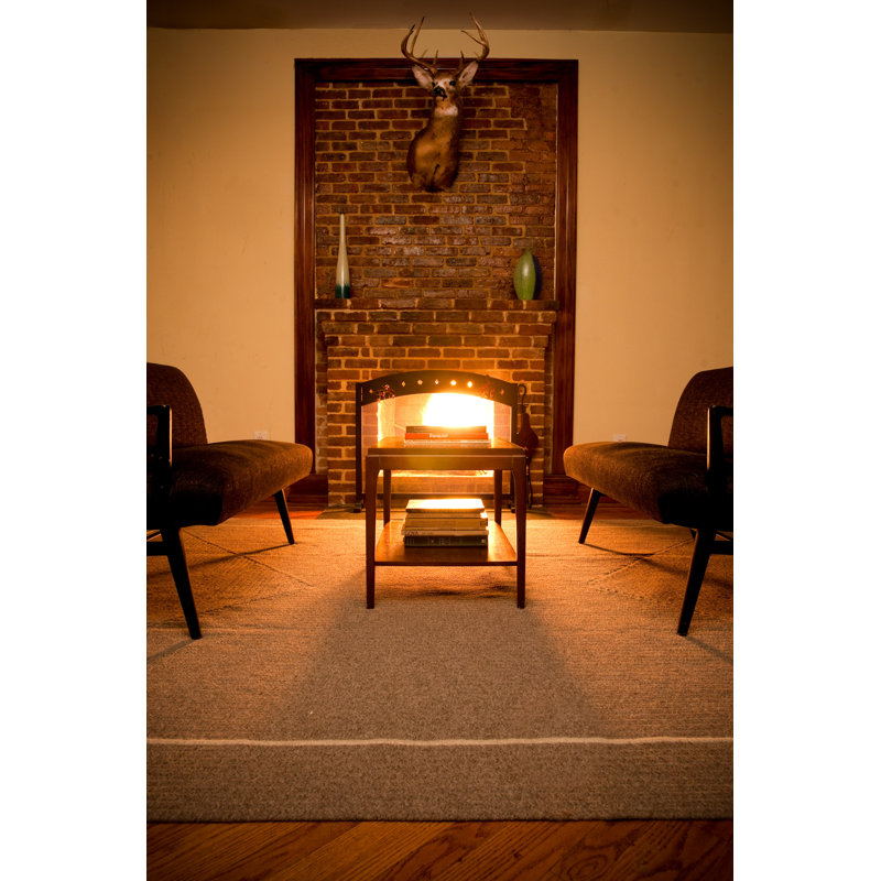 Fike 100% Wool Reversible Area Rug - Rockport Gray, Runner 2' x 12'