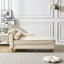 Chaise longue moderne avec revêtement en velours-1452563878