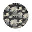 Leopard Walk Powder Vegan Leather Round Coasters-681272694