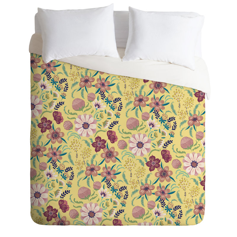 Pimlada Phuapradit Modern & Contemporary Floral Duvet Cover