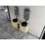 Meuble-lavabo mural 60 po avec lavabo d'art en céramique et 1 tablette de rangement, porte à fermeture en douceur-888983926