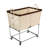 Canvas Rolling Laundry Basket with Handles-132062665-132062710