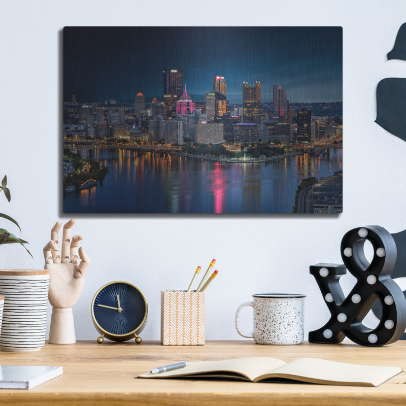 «Pittsburgh Twilight» par Rick Berk, H 12 po x l 16 po