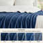 Literie GentleSoft ™ Sherpa pour lit simple / simple TG - couverture épaisse pour lit chaud toutes saisons - bleu ardoise - cadeau idéal pour les étudiants-105504621-105504650