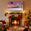 «Christmas Christmas Pier Snowy Sunset Ferris Wheel Lights», ensemble de 3 impressions sur toile-1975909589