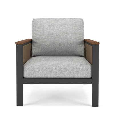 Townsend Metal Outdoor Lounge Chair with Sunbrella Cushions