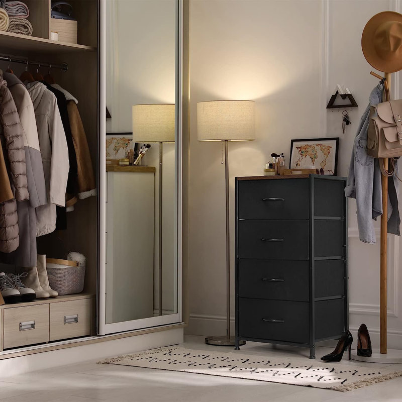 Beckwourth 4 - Drawer Dresser, Black