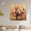 Art floral glamour sur toile bourgogne-105673566-105673570