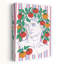 Whimsical Tomato Bust Whimsical Abstract Fruit Nature Wall Art-129007691