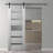 Avon Solid + Manufactured Wood Paneled without Installation Hardware Kit Barn Door-93138152-93138156