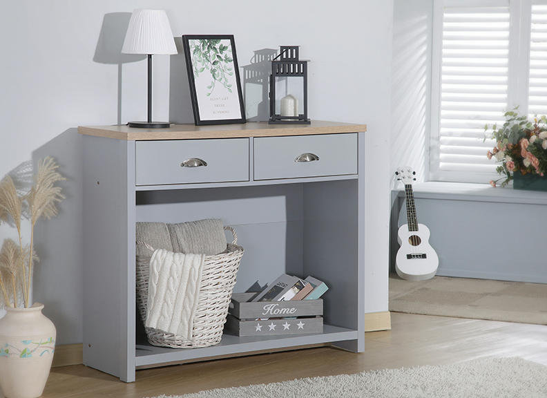 Raphaelle 99cm Console Table, Grey