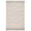 Tapis gris rectangulaire unique 5 pi 0 po x 7 pi 11 po Kaisie