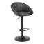 Swivel Upholstered Adjustable Height Counter Stool with Metal Frame-903313849
