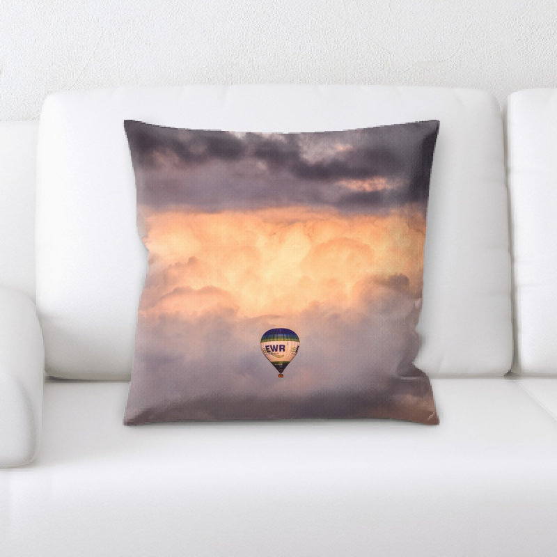 Microsuede Reversible Throw Pillow