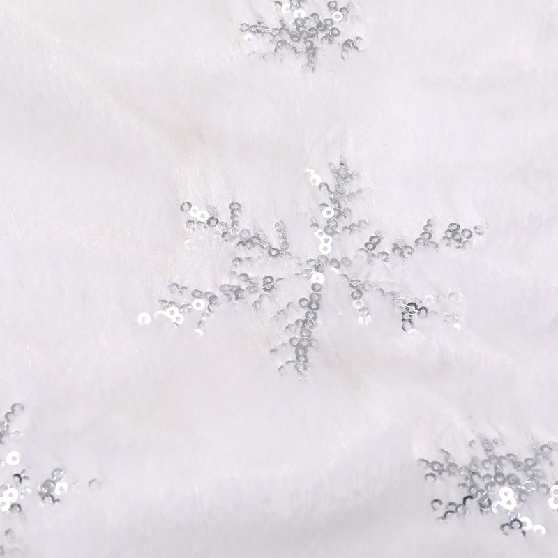 Lometa Fleece / Microfiber Tree Skirt, 2cm H x 90cm W x 90cm D