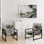 Dau - Fauteuil rembourré d'appoint en marbre abstrait-1746002504