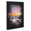 Moon Above the Beach - Wrapped Canvas-56644954