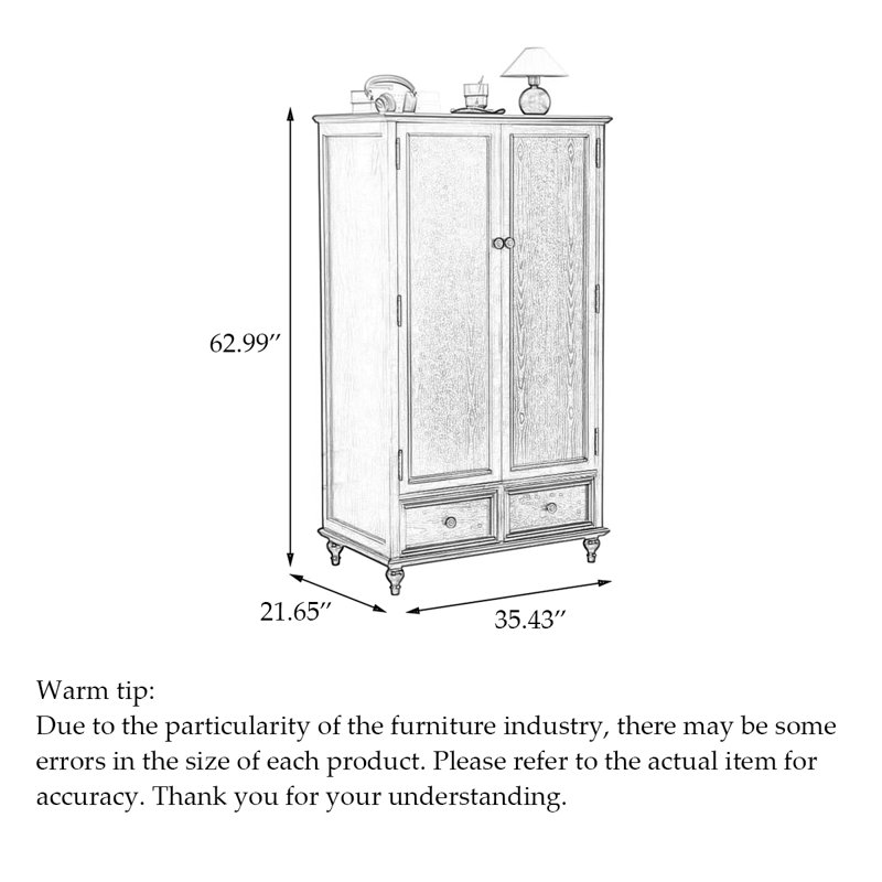 Armoire American Vintage, Noyer