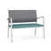 Newport Waiting Reception Loveseat Metal Frame