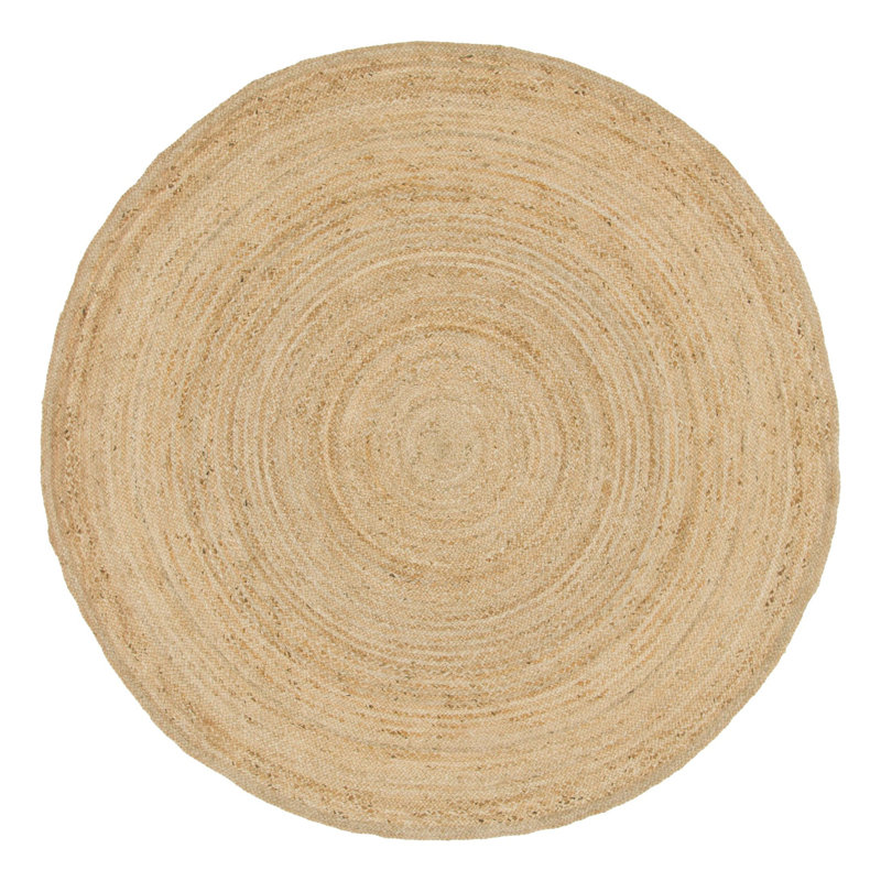Meador Hand Braided Chindi Rugs, Round 3'