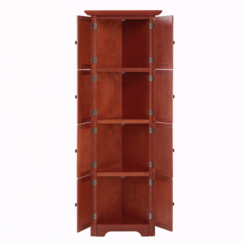 Armoire de rangement avec 8 portes, Cerisier