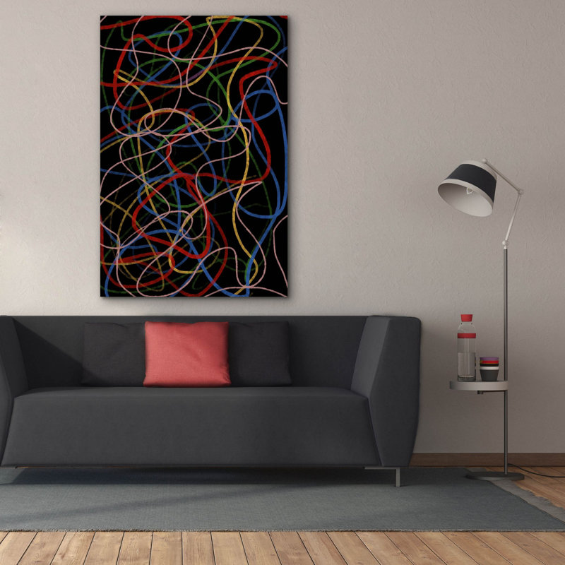 Wrought Studio «Colorful Freedom» par Cesare Bellassai, art mural sur toile, 40 po x 60 po, H 60 po x l 40 po x P 1,5 po