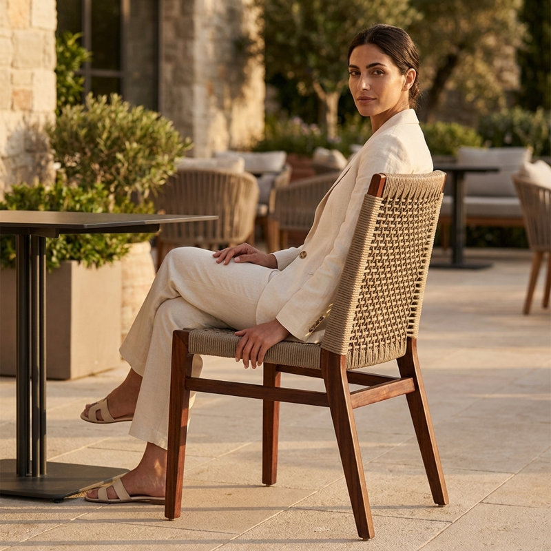 Lure Side Chair, Latte