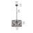 Sybil 3 - Light Dimmable Drum Chandelier-463377930