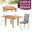 4 - Person Solid Oak Dining Set