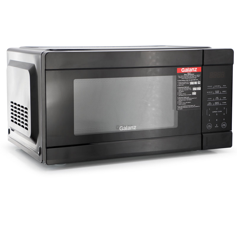 1.1 Cu Ft. 1000 Watt Counter Top Microwave Oven in Black