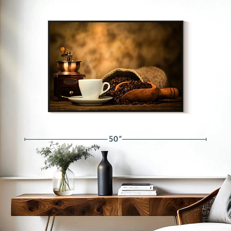 Café rustique Yarlin, H 25 po x l 37 po