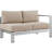 Shore 4 Piece Outdoor Patio Aluminum Sectional Sofa Set-23592930