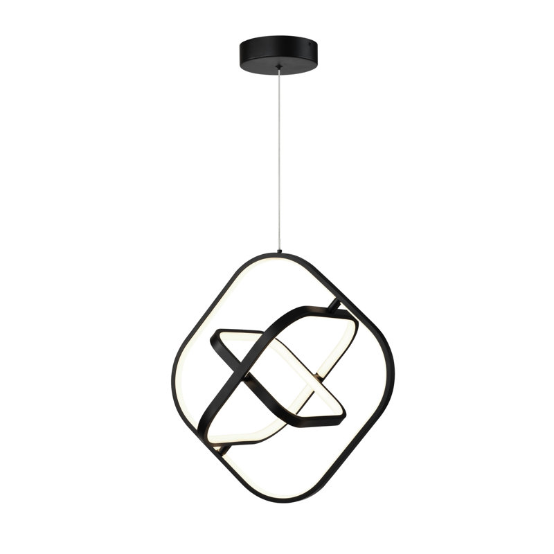 Luminaire suspendu carré DEL 30 W Sienna