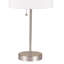 Lampe de table haute 19 po en métal avec finition argentée-1056865147-1056865030