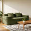 Canapé modulaire en velours côtelé 2 places Green-1772775621-1767060074