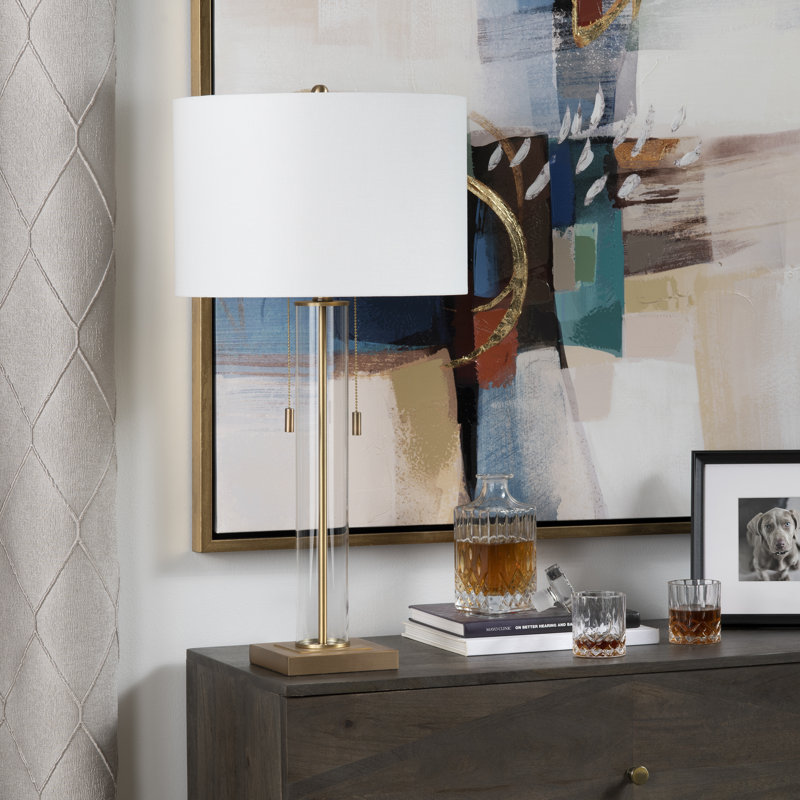 Calena Glass Table Lamp