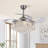 Dreux Crystal Ceiling Fan Indoor with Light Remote Control Modern-1993336734-1993336735