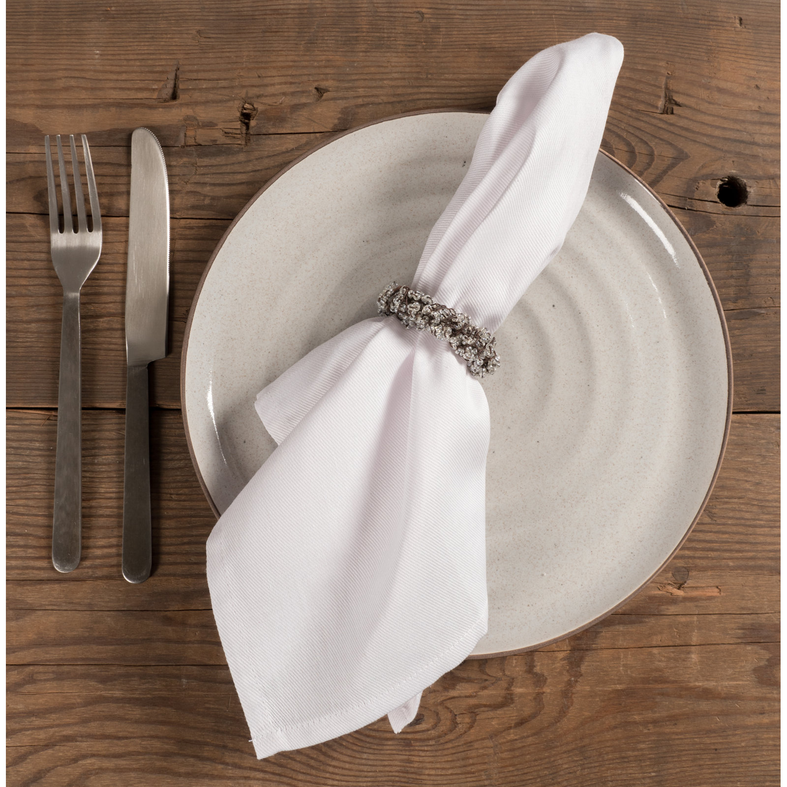 Chateau Cotton Napkin, White