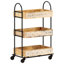 Mannsville Solid Wood Top Kitchen Cart