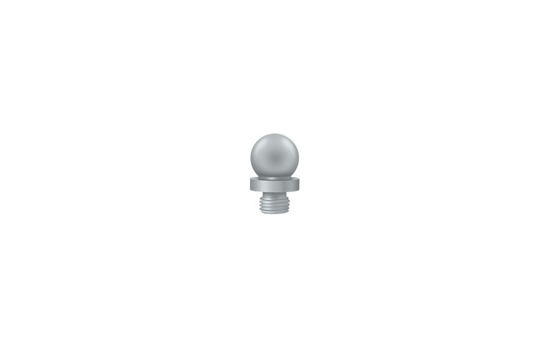 Ball Tip Door Hinge, Brushed Chrome