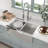 33'' L Double Bowl Stainless Steel Kitchen Sink