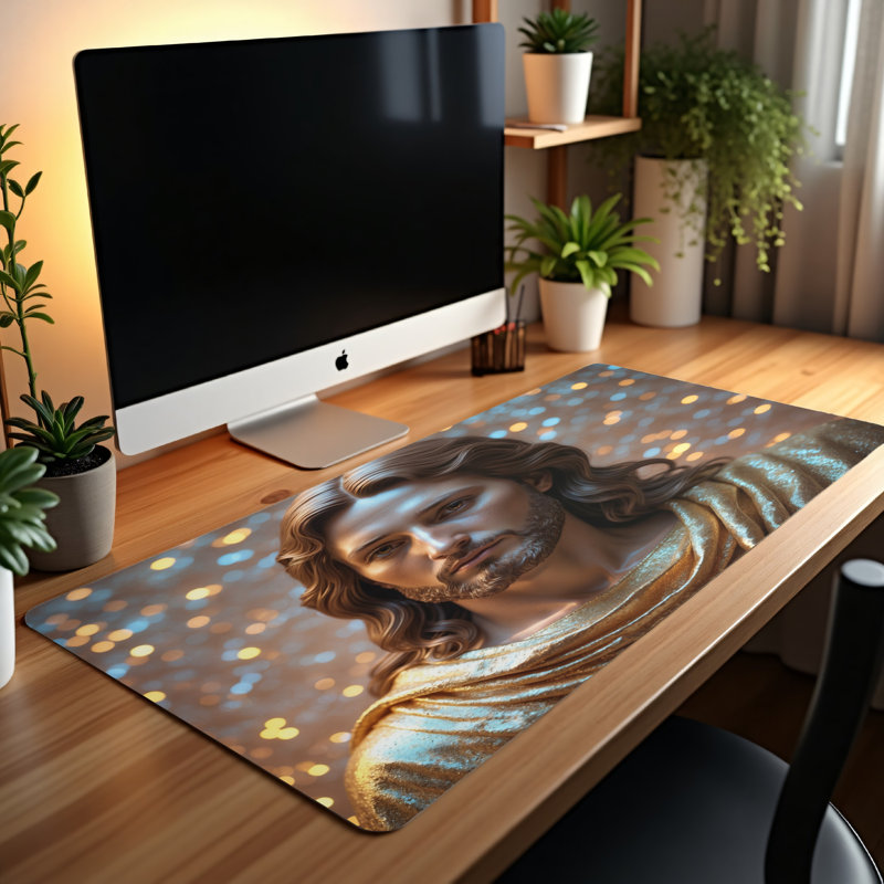 Polyester Desk Pad, 23.6x13.8