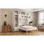 Grand lit escamotable mural avec armoire supérieure, tablettes et garde-robe, lit pliable peu encombrant-1565256718