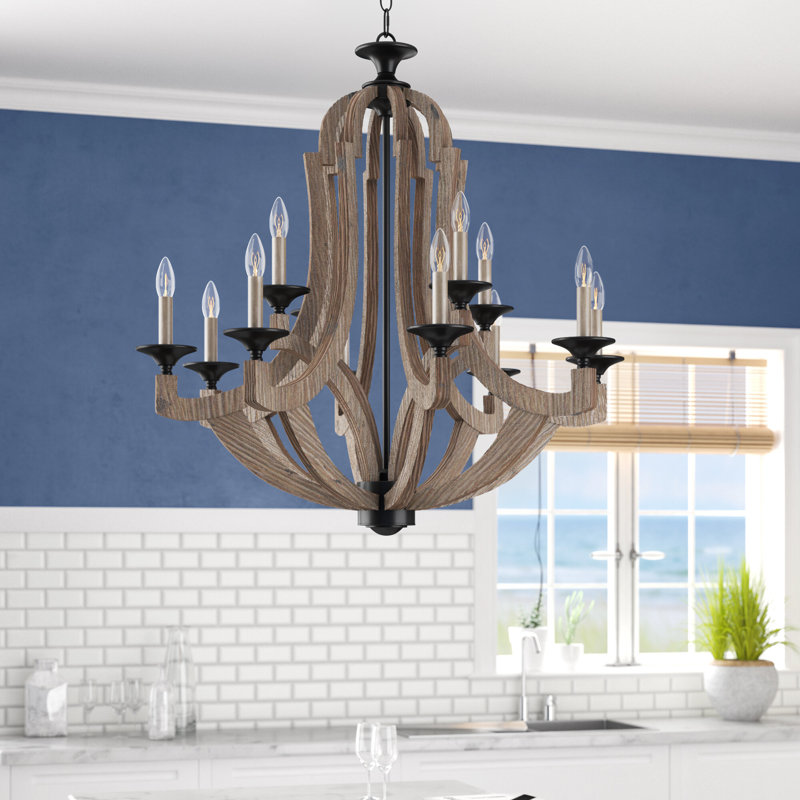 Arpin 12 - Light Dimmable Empire Chandelier